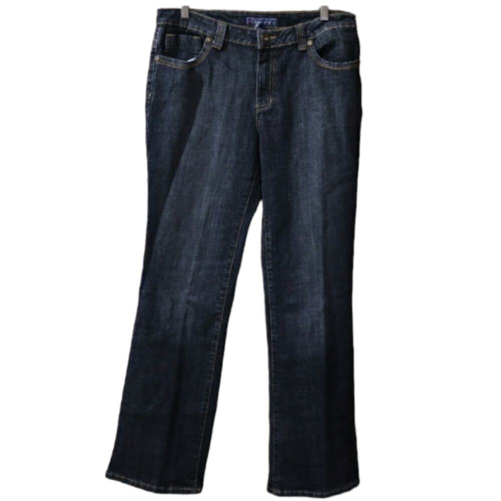 Baccini Vintage Y2K Bedazzled Pockets Low Rise Flare Jean's 10